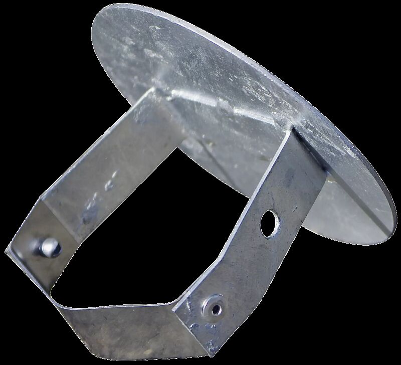 Bodenhülsenabdeckung zum Einklemmen, verzinkt