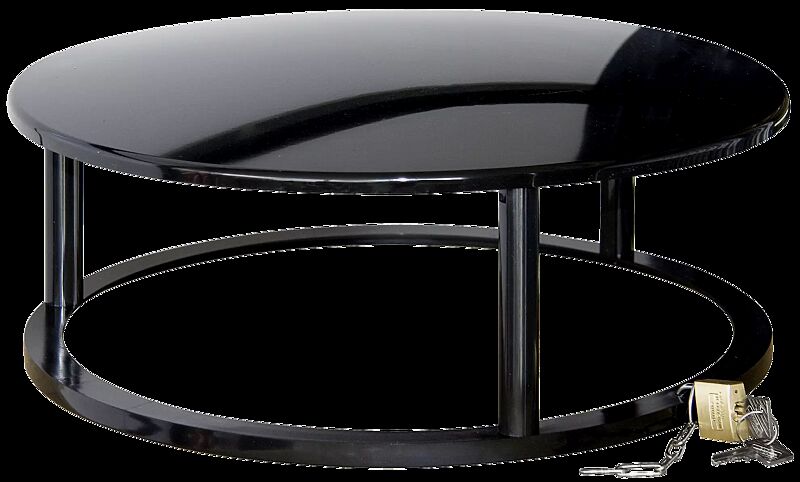 Schutzdach in schwarzgrau ähnlich RAL 7021, inkl. Vorhängeschloss und Kette