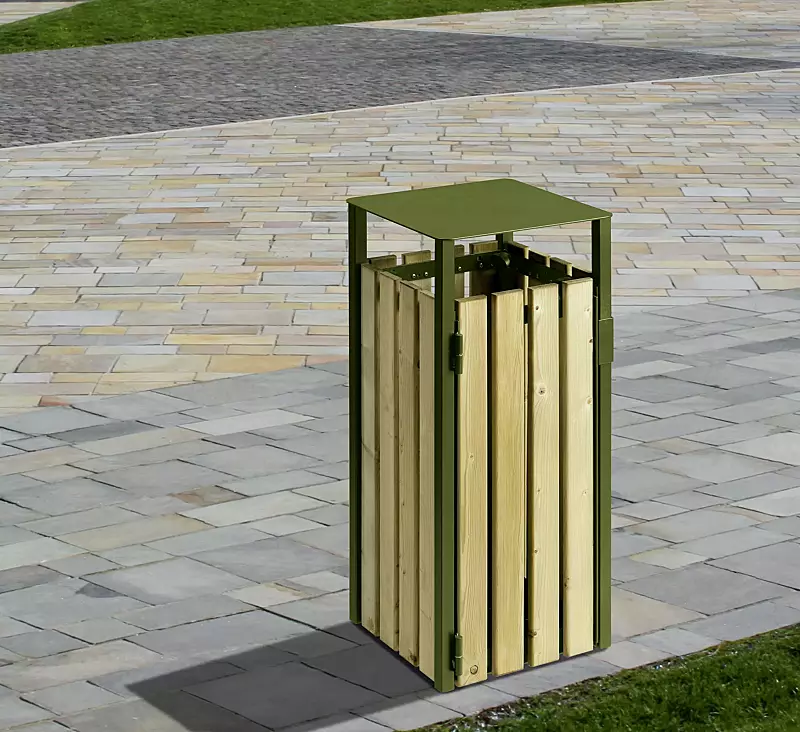 Abfallbehälter HEMEL, 110 Liter