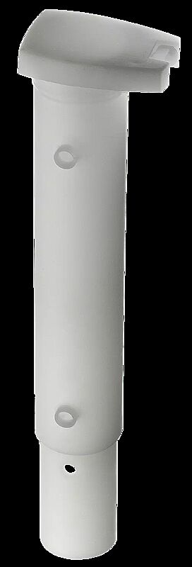 Bodenhülse aus Kunststoff, weiß