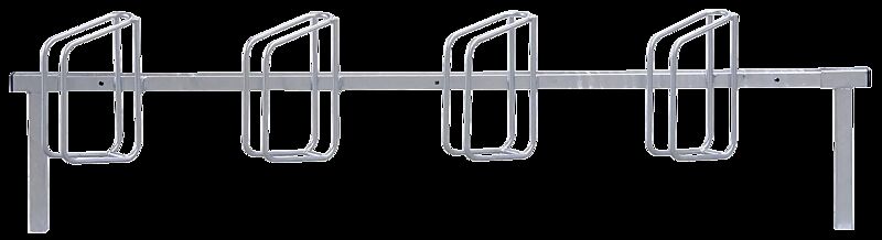 Reihenfahrradständer TRENTON, zum Einbetonieren, 4 Stellplätze