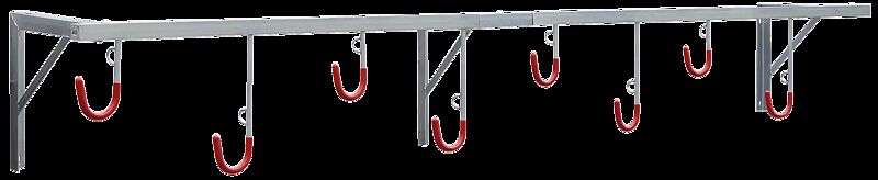 Hängeparker KAIRO zur Wandbefestigung, 8 Haken