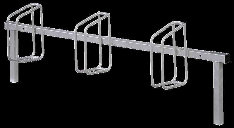 Fahrradständer CARTAGO, zum Einbetonieren, 3 Stellplätze