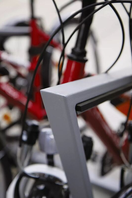 Detail: integrierter Gummistreifen