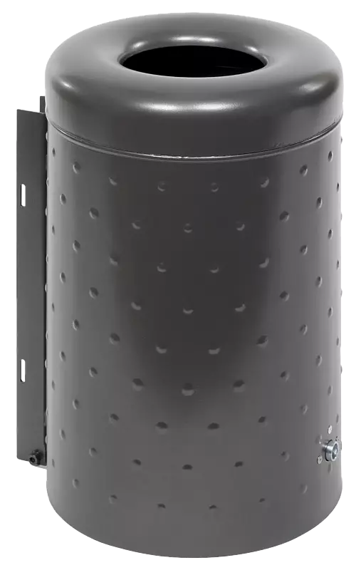 Abfallbehälter LETABA, in DB 703 eisenglimmer