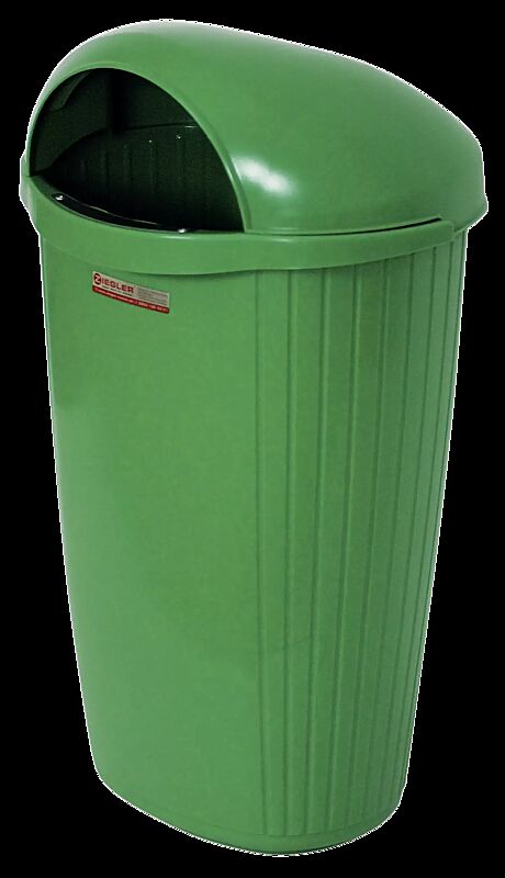 Abfallbehälter BRADFORD, in smaragdgrün ähnlich RAL 6001
