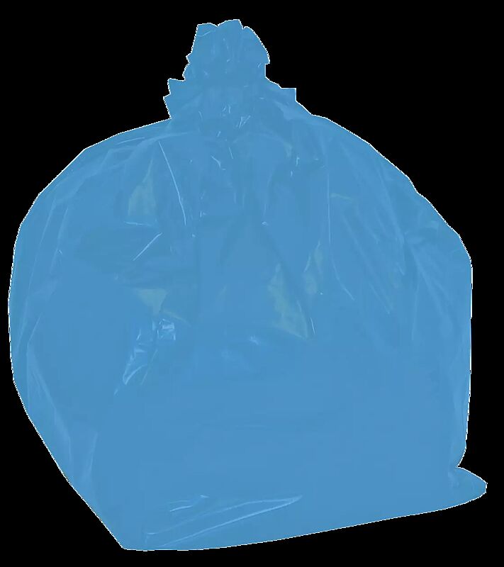 Kunststoff-Großmüllsack aus LDPE, blau, 100 my, 240 Liter