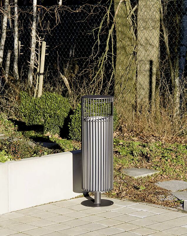 Abfallbehälter SYLVAN, in DB 703 eisenglimmer