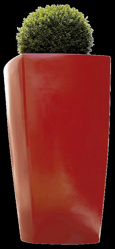 Pflanzbehälter BALI, Höhe 1500 mm, in rubinrot ähnlich RAL 3003