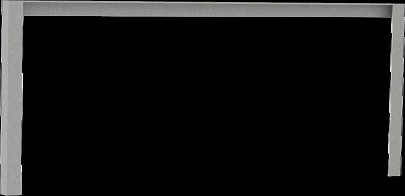 Systemgeländer LOTLIMIT ohne Edelstahldrähte, in RAL 9007 graualuminium