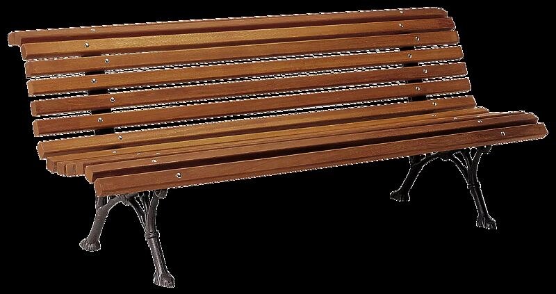 Sitzbank ROBINIA mit Tropenholzbelattung