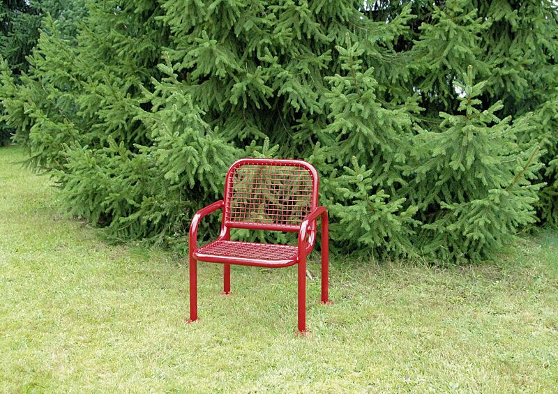 Sitz EGNA in RAL 3000 feuerrot