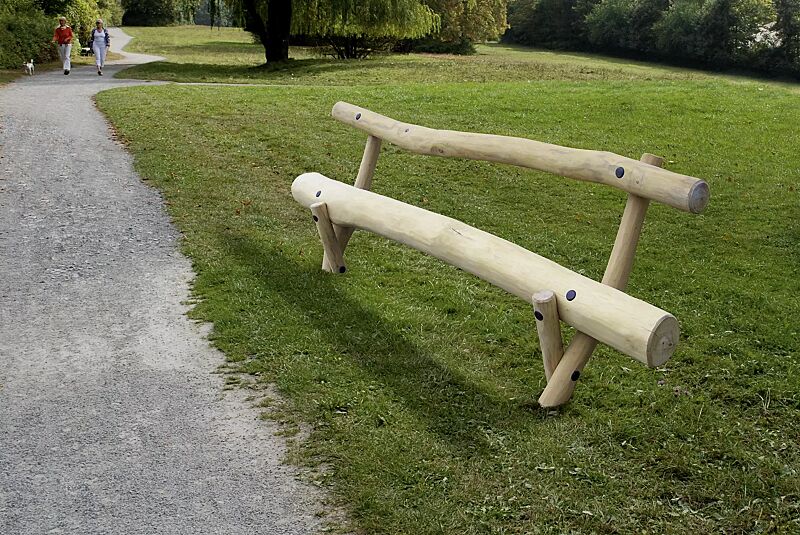 Jugendbank APRILIA mit Robinienrundhölzern