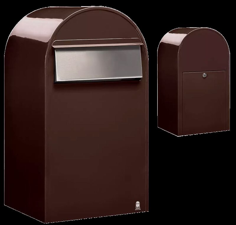 Briefkasten BOBI GRANDE B, in RAL 8017 schokoladenbraun