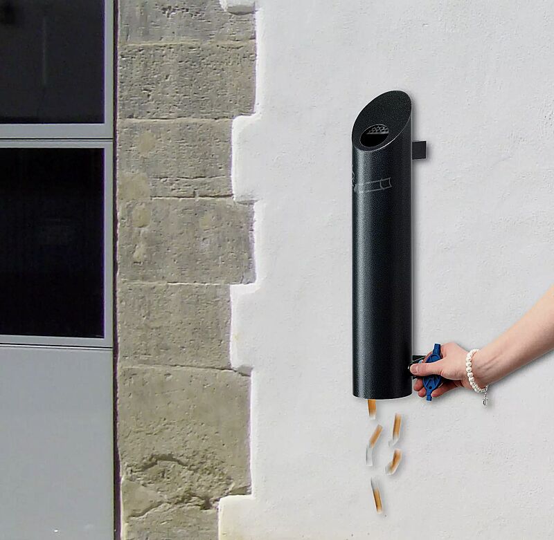 Entleerung von Wandascher LACHUTE, 2,5 Liter, in antik-silber