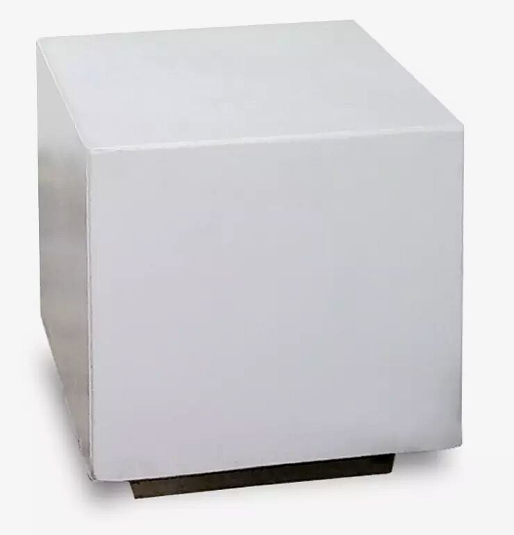 Poller TEKTIT aus Sichtbeton, in weiß