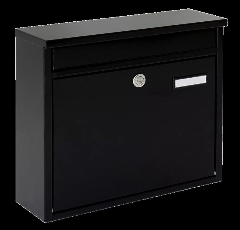 Briefkasten DIJON, in RAL 9005 tiefschwarz