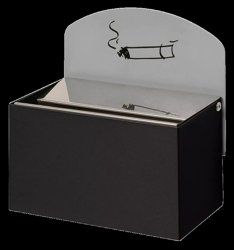 Wandascher STANLEY, in RAL 7021 schwarzgrau