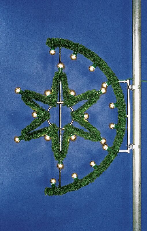 Stern STILLE NACHT, zur Mastbefestigung