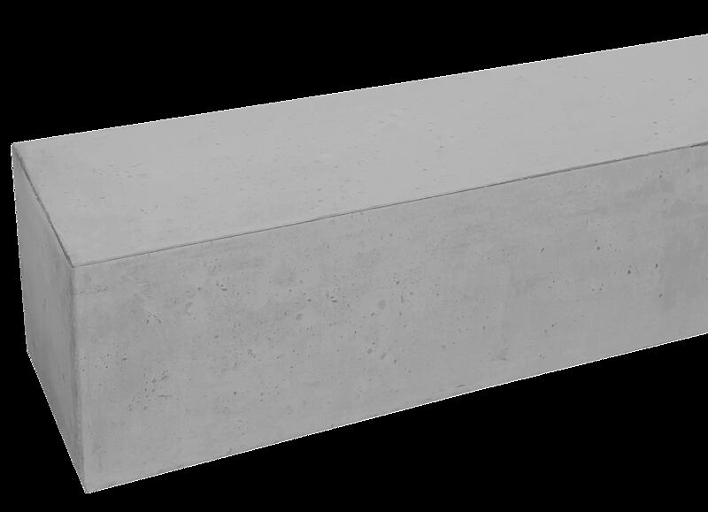 Sitzbank LITHOS ohne Rückenlehne, Beton mit Acrylbeschichtung in hellgrau - 7