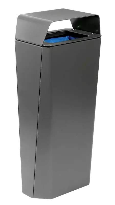 Abfallbehälter CASILDA, in DB 703 eisenglimmer