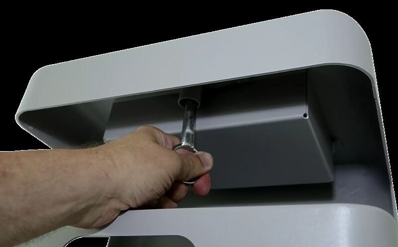 Detail: Ascherentleerung