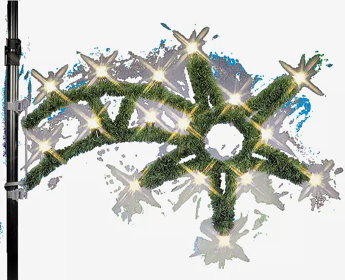 Mast-Motiv KOMET, zur Mastbefestigung