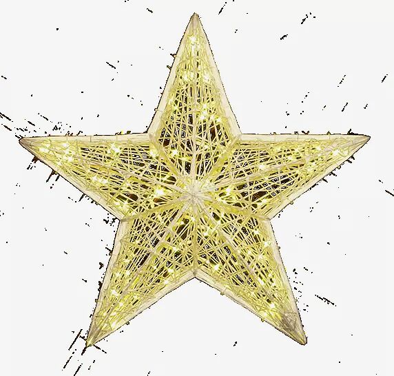 3D-Fiberglasstern SANTA CLAUS, Ø 1000 mm