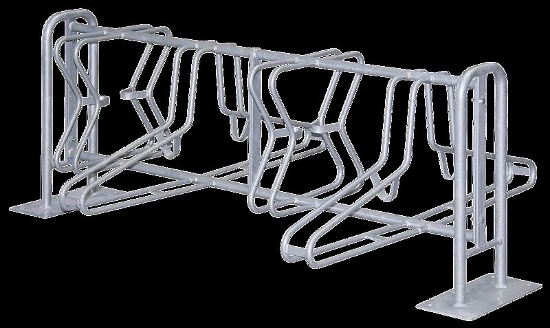 Fahrradständer MADISON, zum Aufdübeln, 8 Stellplätze