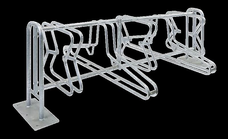 Fahrradständer MADISON, zum Aufdübeln, 10 Stellplätze