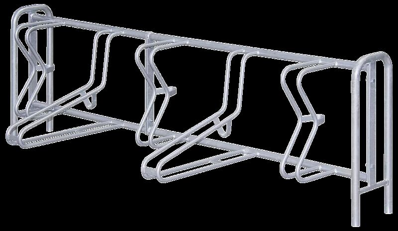 Fahrradständer MADISON, zum Einbetonieren, 5 Stellplätze