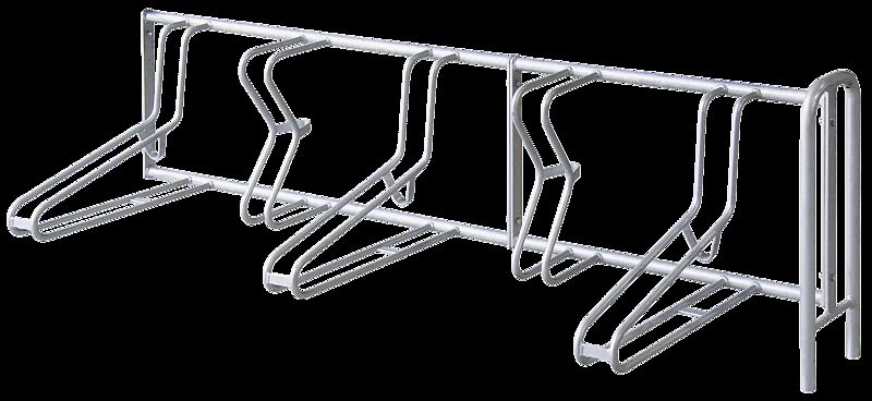 Fahrradständer MADISON, zum Einbetonieren, 5 Stellplätze