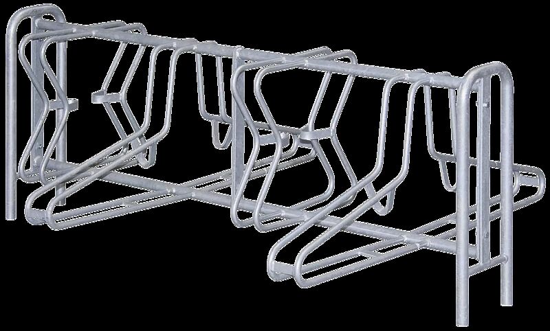 Fahrradständer MADISON, zum Einbetonieren, 8 Stellplätze