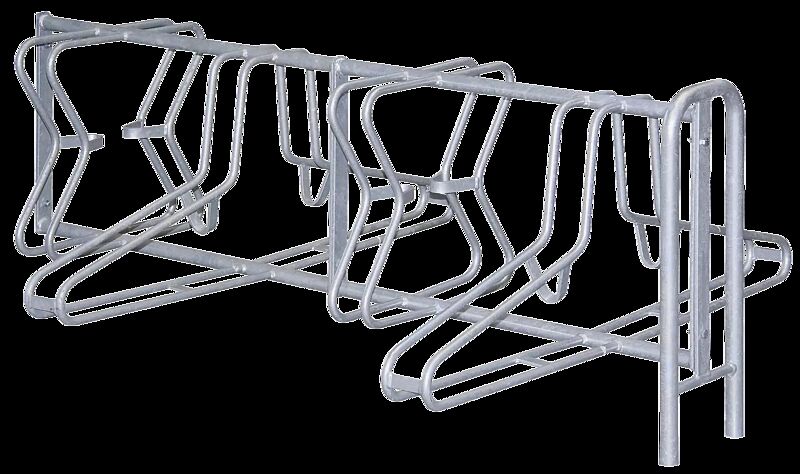 Fahrradständer MADISON, zum Einbetonieren, 8 Stellplätze