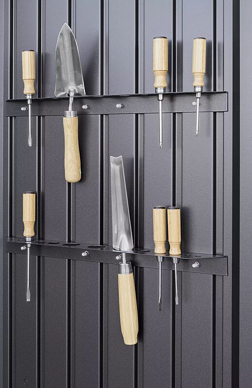 Werkzeughalter für Gerätehaus HighLine®, dunkelgrau-metallic