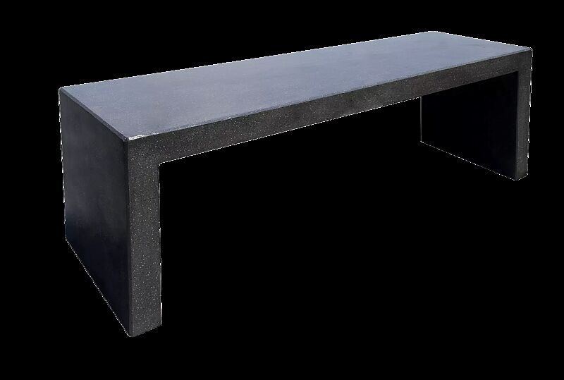 Tisch ANDROMEDA, rekonstruiertem Naturstein (poliert) in schwarz - 20P