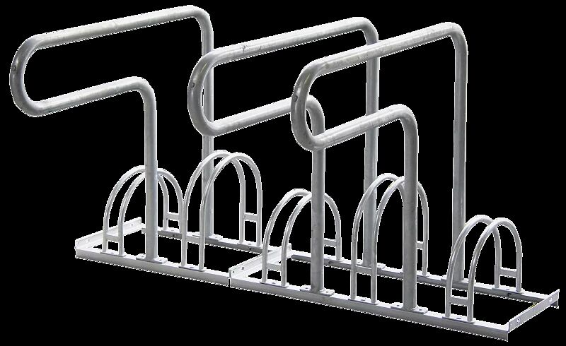 Fahrradständer WESTMINSTER, 5 Stellplätze, 3 Anlehnbügel