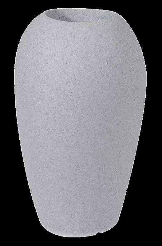 Pflanzbehälter MALUR, Höhe 1000 mm, in granit hell