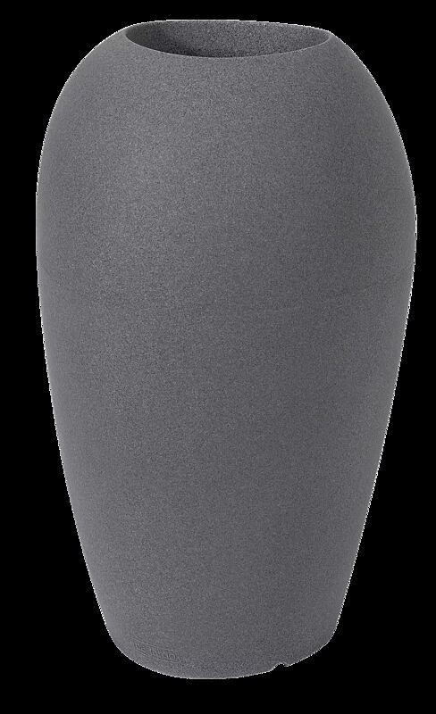 Pflanzbehälter MALUR, Höhe 1000 mm, in granit dunkel