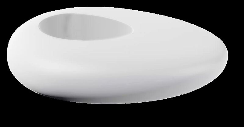 Pflanzbehälter MALUR-LIGHT, Höhe 500 mm, transluzent beleuchtet