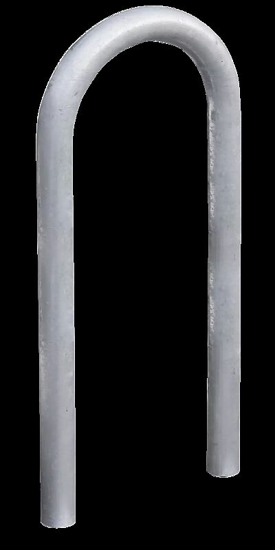 Anlehnbügel MONTANA ohne Quersteg, zum Einbetonieren, feuerverzinkt