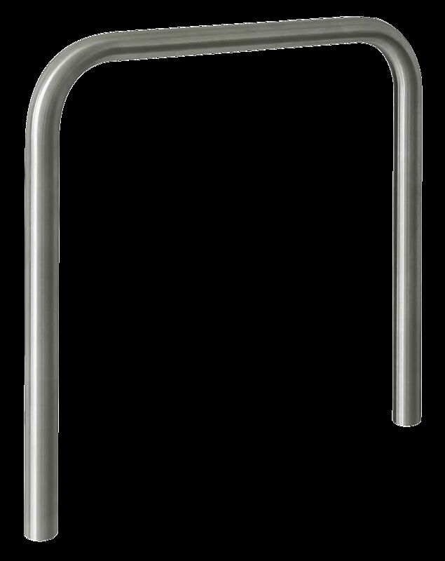 Anlehnbügel ZAGREB zum Einbetonieren, Edelstahl
