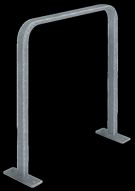 Anlehnbügel TUCSON zum Aufdübeln, feuerverzinkt