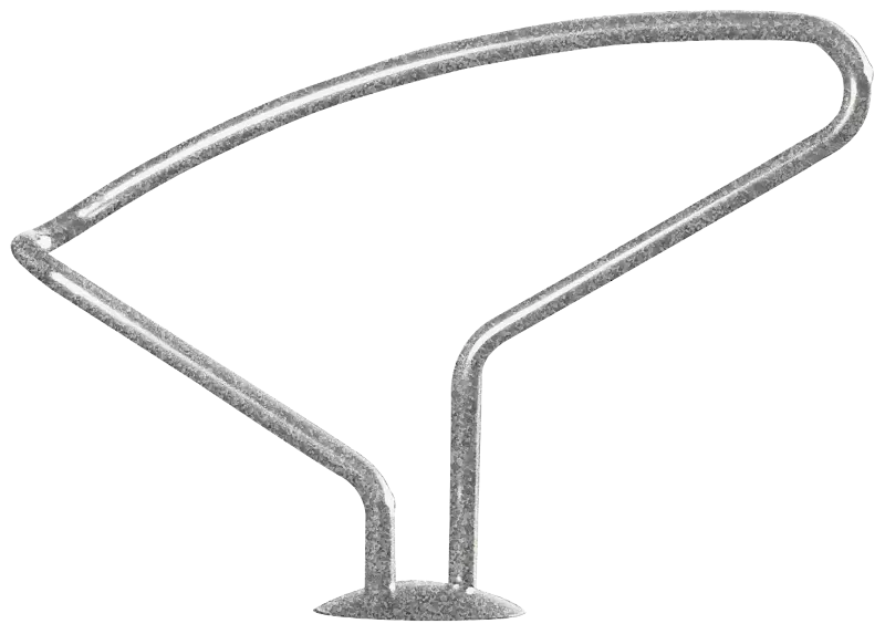 Anlehnbügel AUSTIN, langer Bügel, feuerverzinkt
