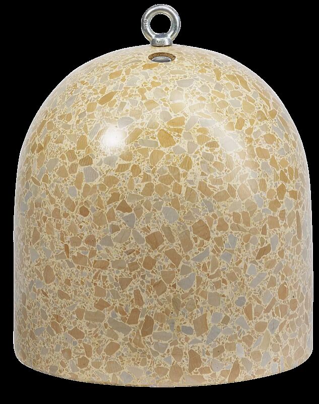 Poller TITANO aus rekonstituiertem Marmor geschliffen, in gelb mori