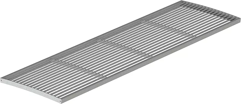 Einzelelement VERA SOLO, gerade, in RAL 9007 graualuminium