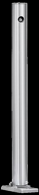 Poller ALAVA mit Flachkopf, kippbar, mit Dreikantschloss