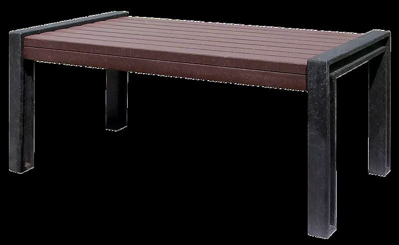 Tisch ODERZO aus Recycling-Kunststoff