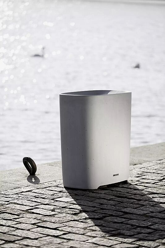 Abfallbehälter BETTER in hellgrau