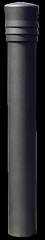 Poller VESTA ohne Schließung, Höhe 900 mm, in RAL 7016 anthrazitgrau